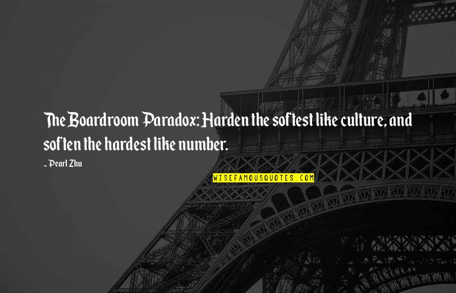 Non Binary Gender Quotes By Pearl Zhu: The Boardroom Paradox: Harden the softest like culture,