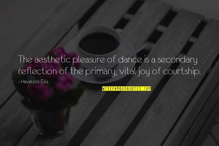 Nortier Emballages Quotes By Havelock Ellis: The aesthetic pleasure of dance is a secondary