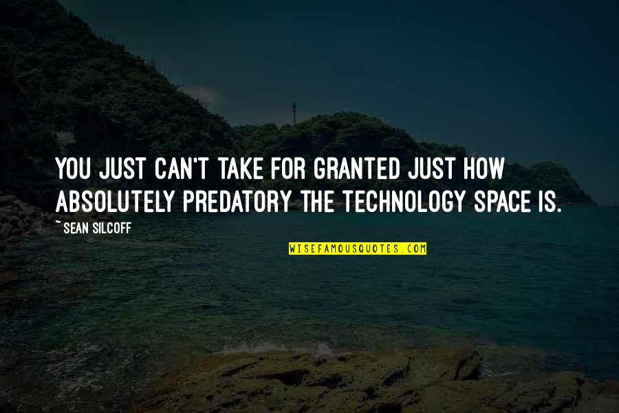 Not Caring About Opinions Quotes By Sean Silcoff: You just can't take for granted just how