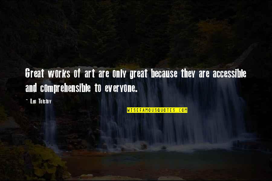 Nyembezi Music Quotes By Leo Tolstoy: Great works of art are only great because