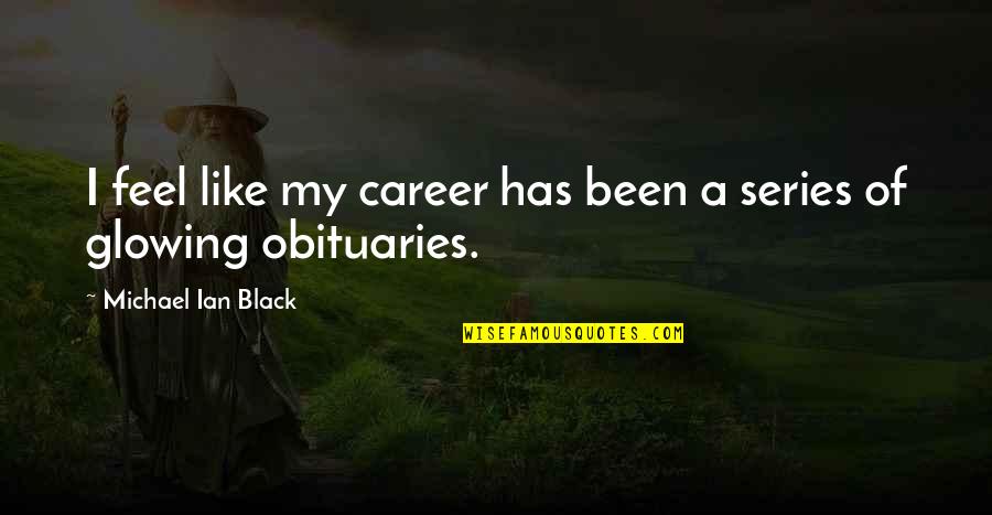 Okaeri Quotes By Michael Ian Black: I feel like my career has been a