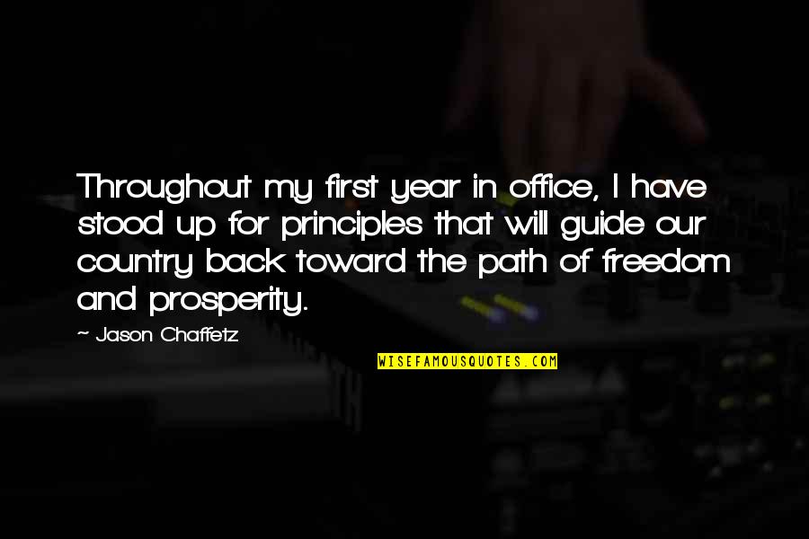 Olenjacks Quotes By Jason Chaffetz: Throughout my first year in office, I have