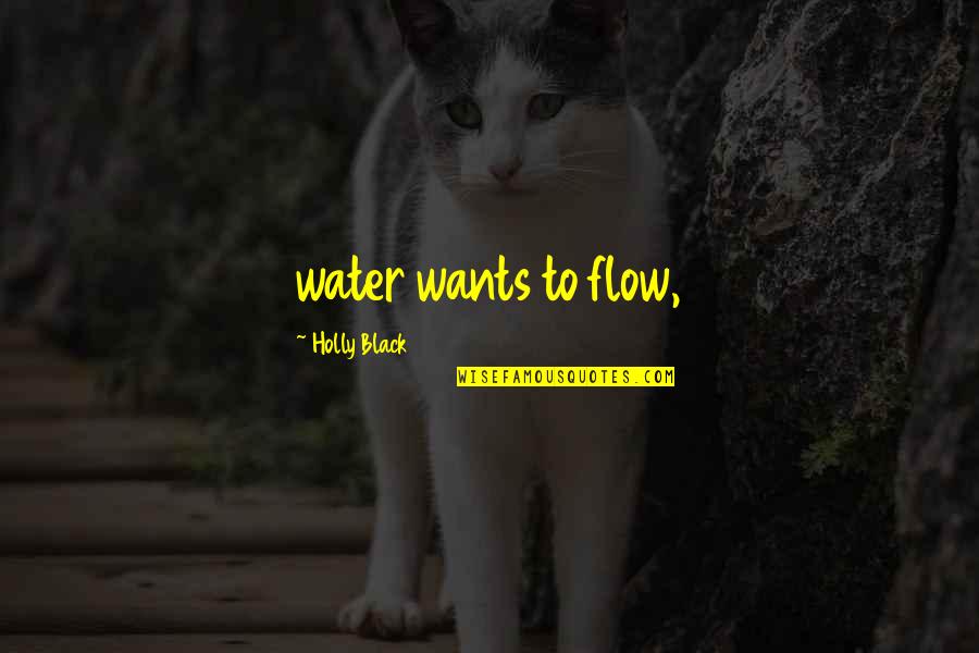 Ooij Map Quotes By Holly Black: water wants to flow,