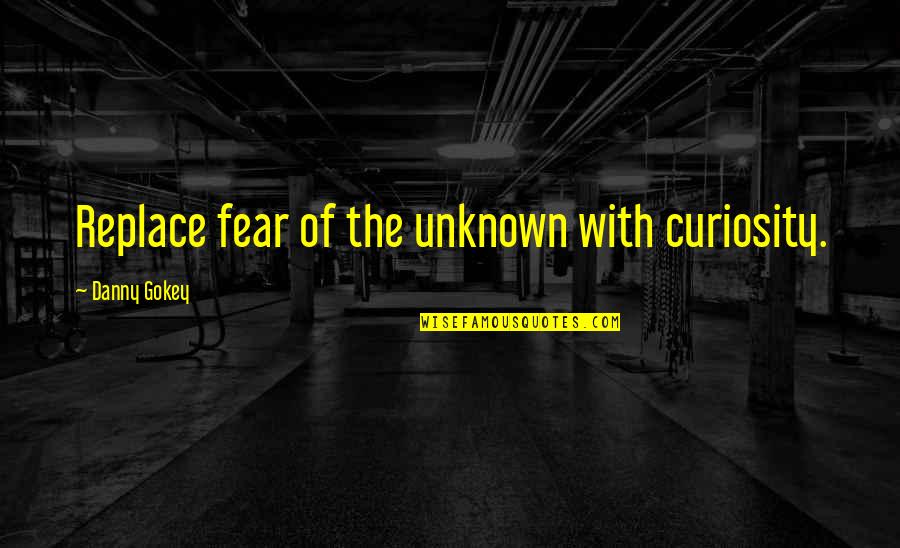 Oplinger Renovations Quotes By Danny Gokey: Replace fear of the unknown with curiosity.