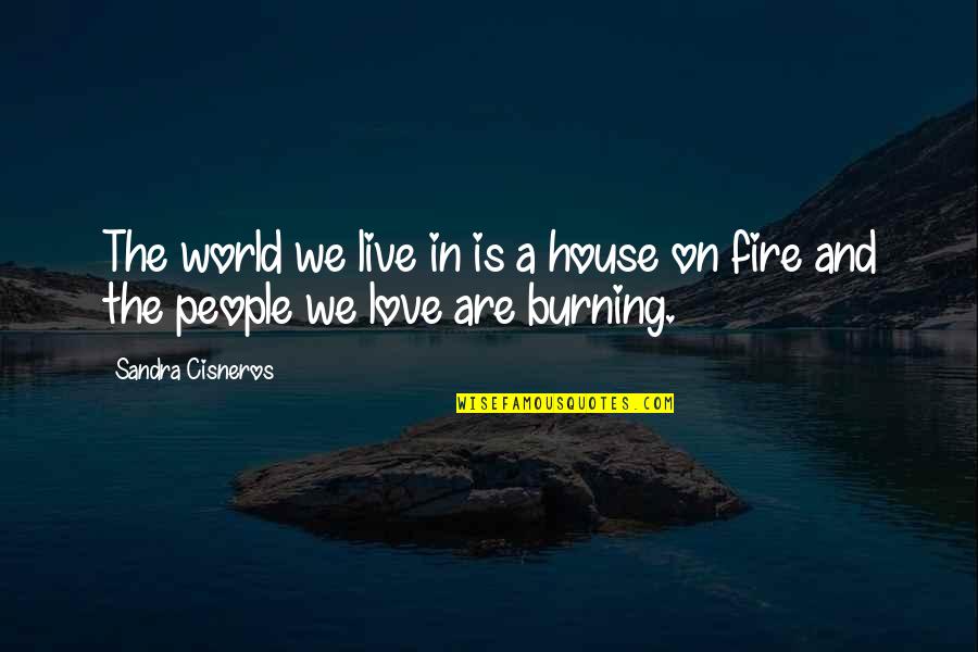 Ordorica Last Name Quotes By Sandra Cisneros: The world we live in is a house