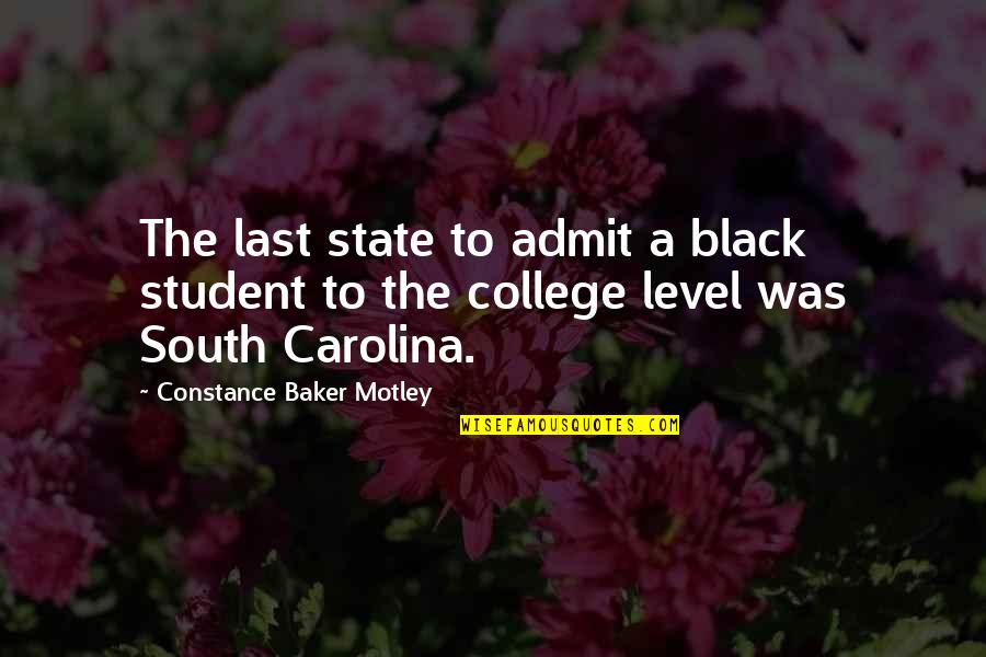 Oruro Festival Quotes By Constance Baker Motley: The last state to admit a black student