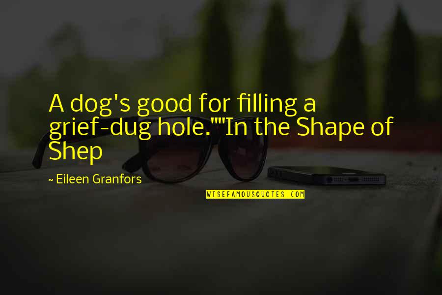 Other Names For Air Quotes By Eileen Granfors: A dog's good for filling a grief-dug hole.""In