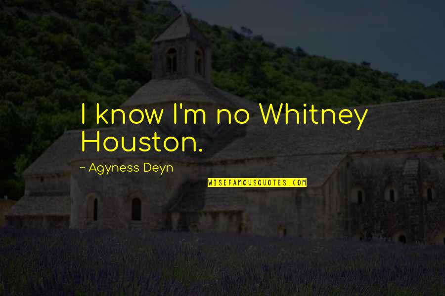 Ouat 3x12 Quotes By Agyness Deyn: I know I'm no Whitney Houston.