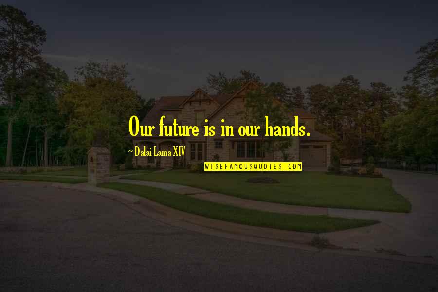 Our Future Is In Our Hands Quotes By Dalai Lama XIV: Our future is in our hands.