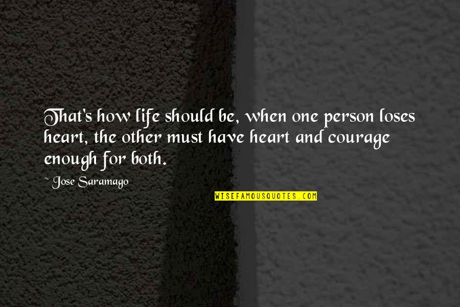 Outsurance Free Quotes By Jose Saramago: That's how life should be, when one person