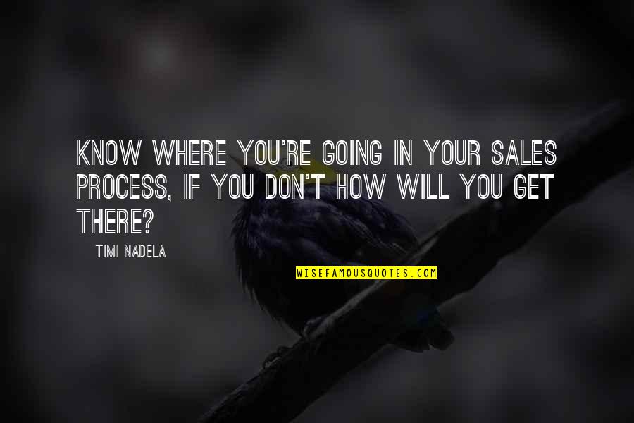 P3719 Ple Quotes By Timi Nadela: Know where you're going in your sales process,