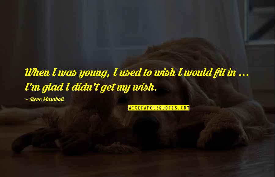 Pantera Car Quotes By Steve Maraboli: When I was young, I used to wish
