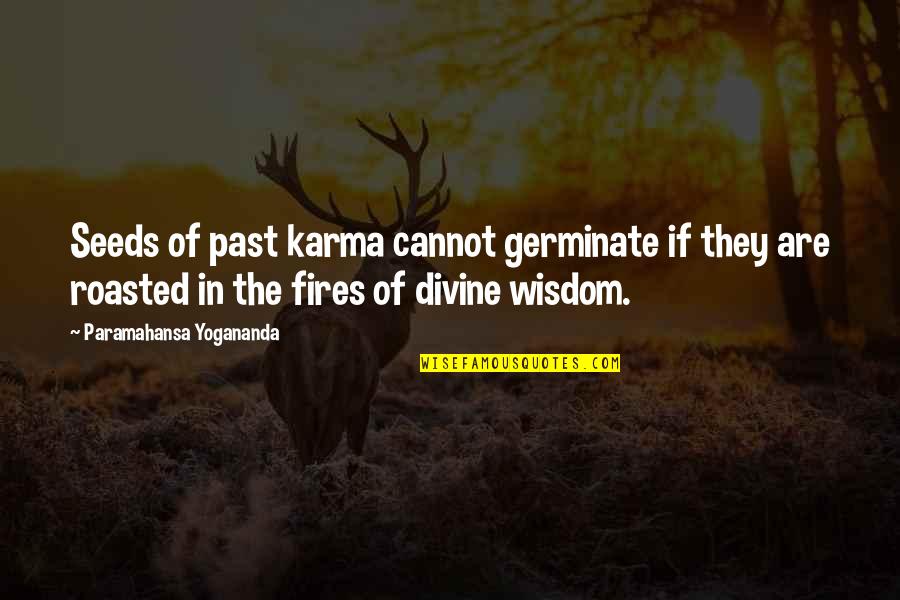 Paramahansa Yogananda Yoga Quotes By Paramahansa Yogananda: Seeds of past karma cannot germinate if they