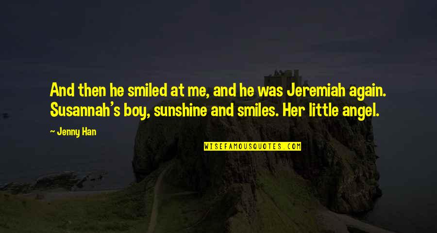 Parisot Compact Quotes By Jenny Han: And then he smiled at me, and he