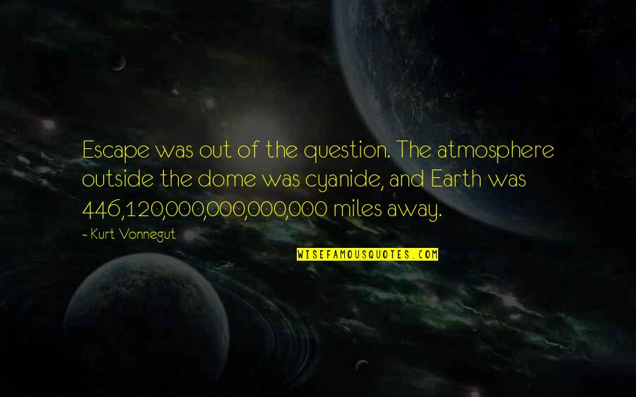 Pavlinek Vazaci Quotes By Kurt Vonnegut: Escape was out of the question. The atmosphere