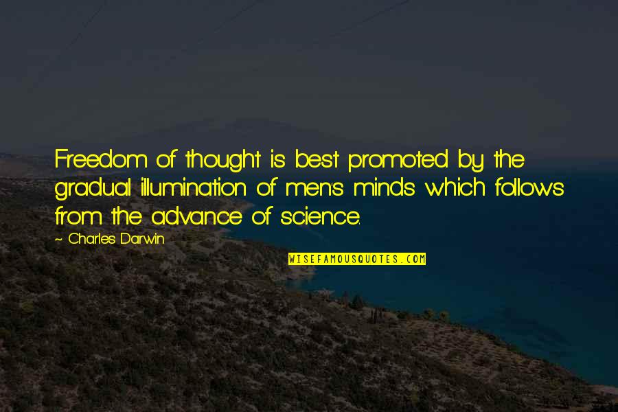 Perfect Match Korean Drama Quotes By Charles Darwin: Freedom of thought is best promoted by the