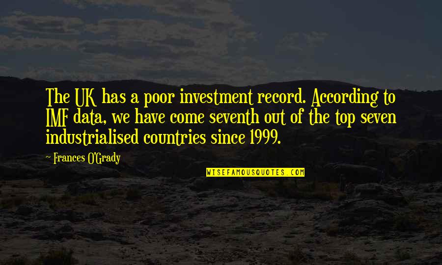 Pettybreakers Schedule Quotes By Frances O'Grady: The UK has a poor investment record. According