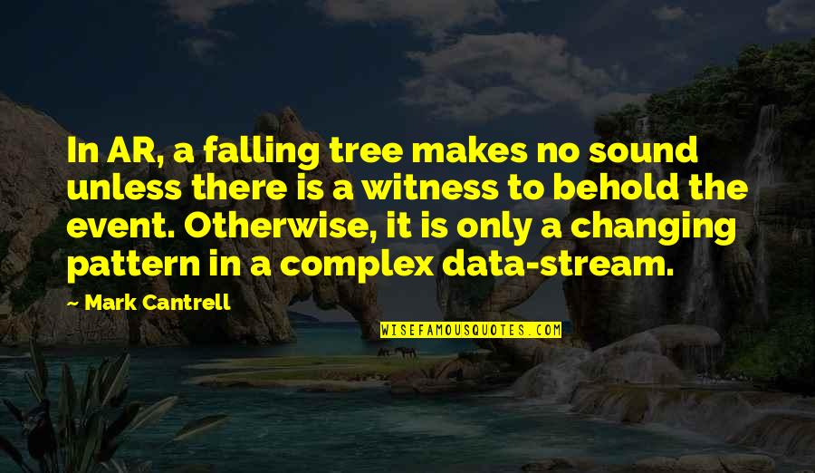 Philosophy Reality Quotes By Mark Cantrell: In AR, a falling tree makes no sound