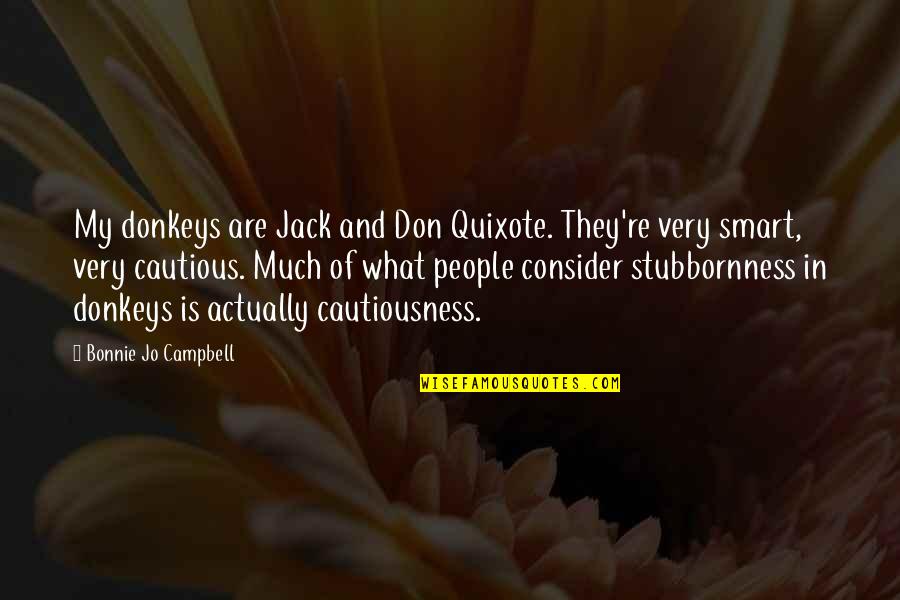 Pio Baroja Quotes By Bonnie Jo Campbell: My donkeys are Jack and Don Quixote. They're