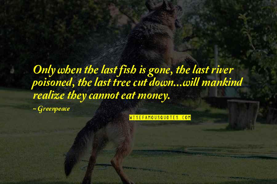 Pobre Quotes By Greenpeace: Only when the last fish is gone, the