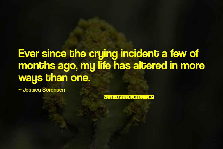 Pocito Quotes By Jessica Sorensen: Ever since the crying incident a few of