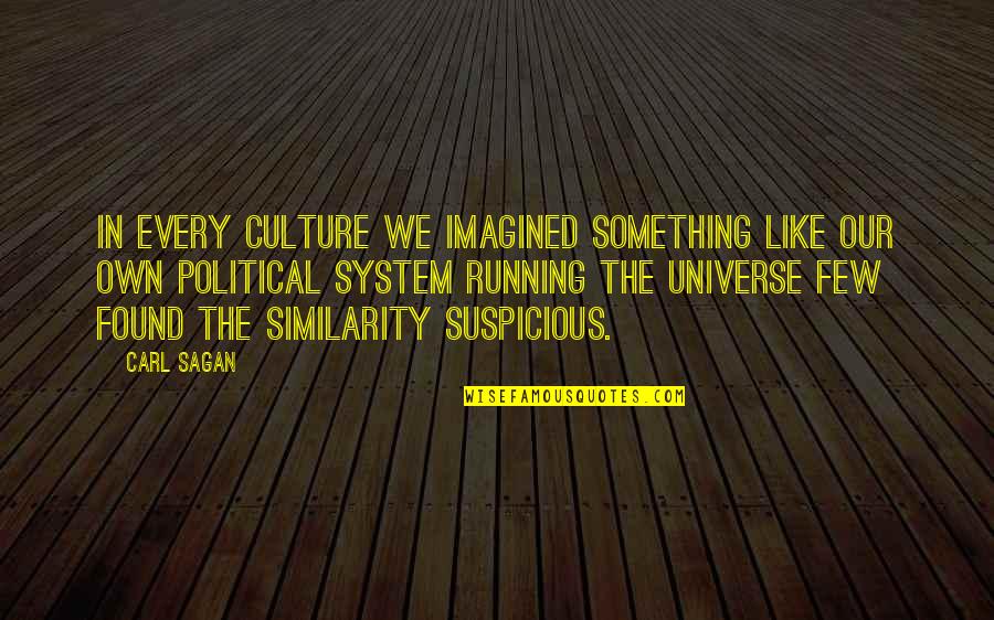 Political Culture Quotes By Carl Sagan: In every culture we imagined something like our