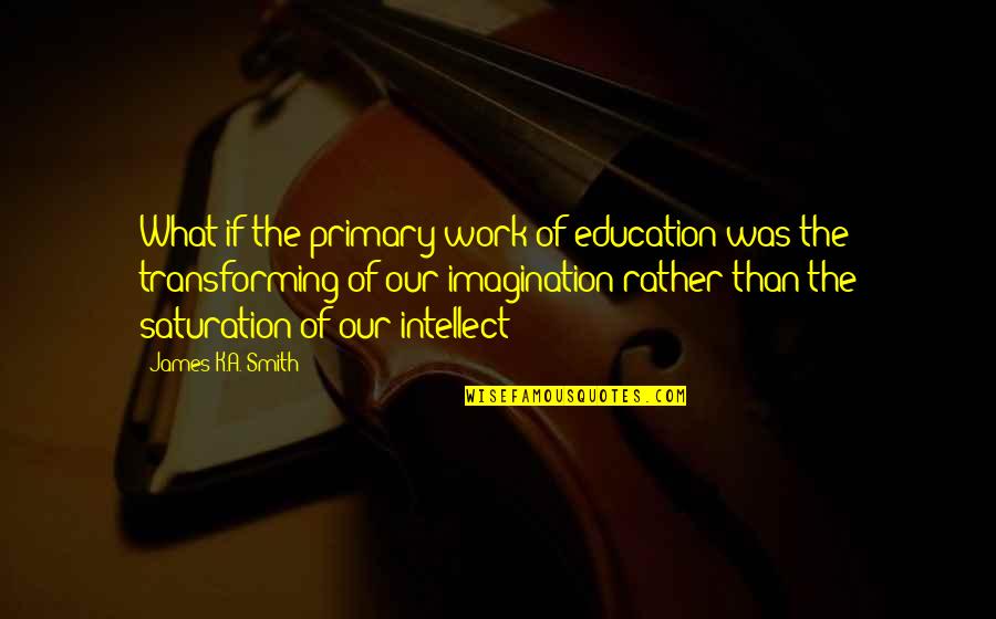 Postscript Seamus Quotes By James K.A. Smith: What if the primary work of education was