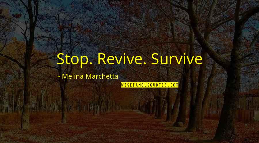 Powershell New Line Single Quotes By Melina Marchetta: Stop. Revive. Survive