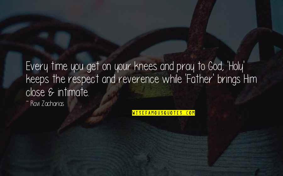 Praying On Your Knees Quotes By Ravi Zacharias: Every time you get on your knees and