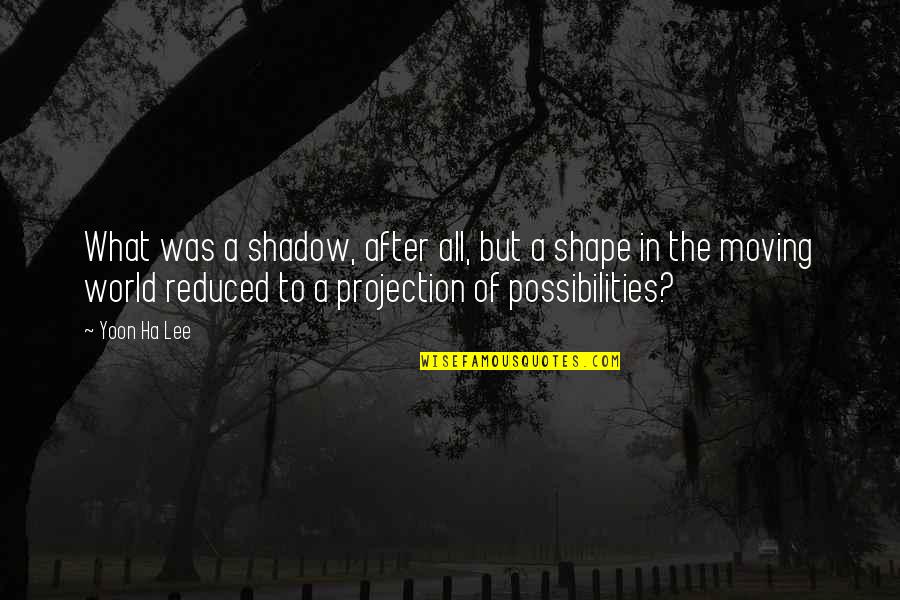 Probability And Possibility Quotes By Yoon Ha Lee: What was a shadow, after all, but a