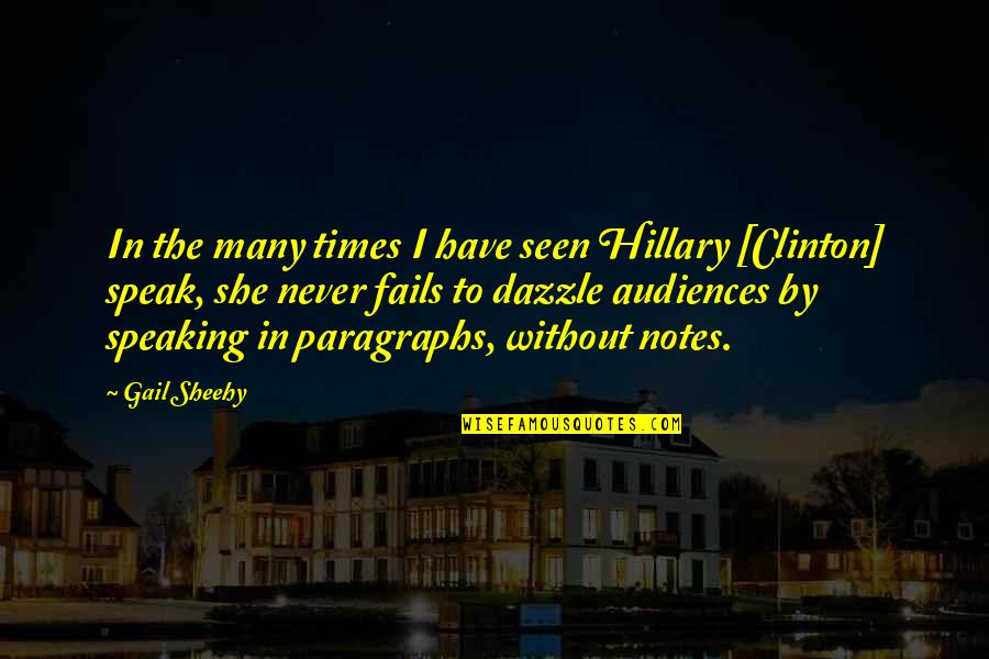 Python Print Remove Quotes By Gail Sheehy: In the many times I have seen Hillary