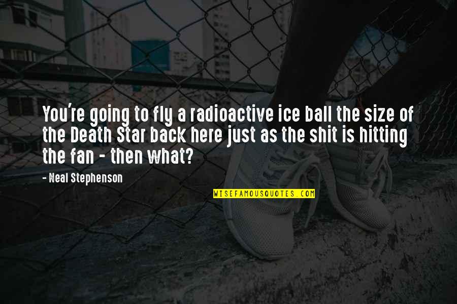 Quotes Attributed To Jesus Quotes By Neal Stephenson: You're going to fly a radioactive ice ball