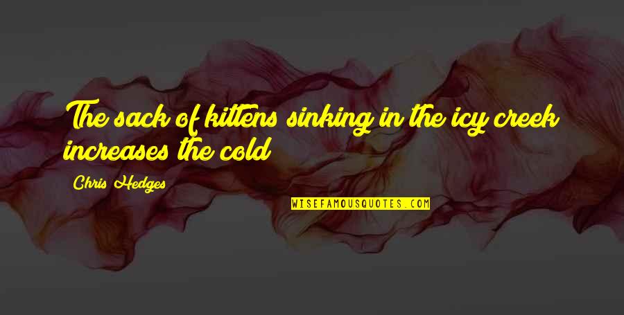 Quotes Terbaik Tentang Cinta Quotes By Chris Hedges: The sack of kittens sinking in the icy