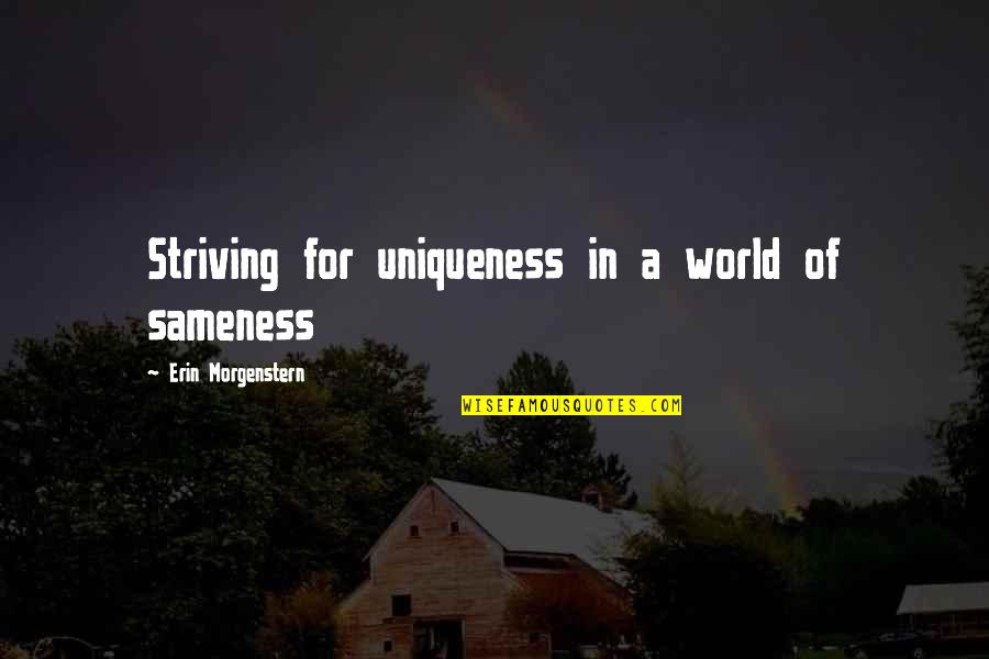 Race Car Birthday Card Quotes By Erin Morgenstern: Striving for uniqueness in a world of sameness