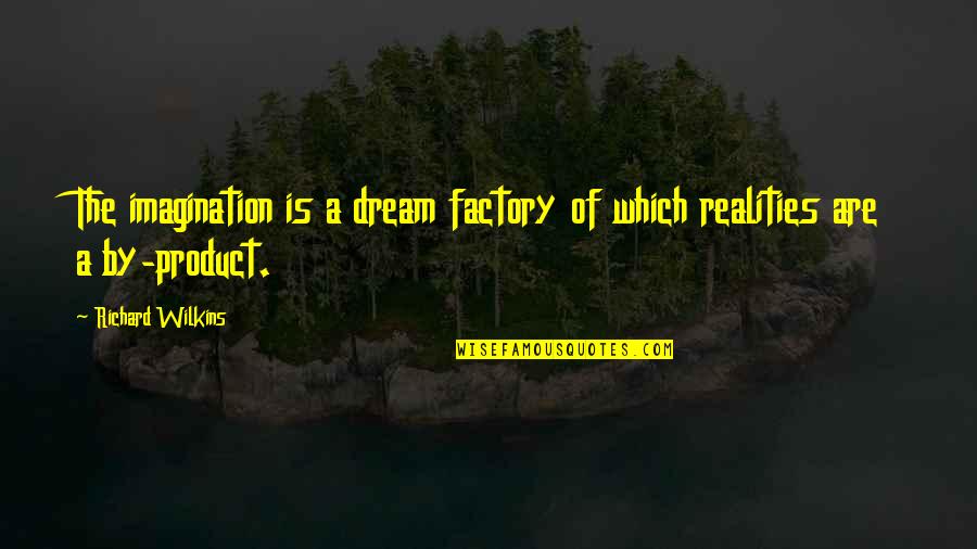 Rafinha Bastos Quotes By Richard Wilkins: The imagination is a dream factory of which