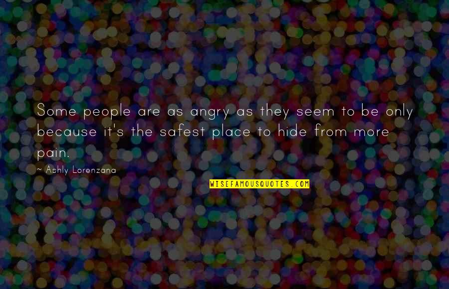 Realeza Europea Quotes By Ashly Lorenzana: Some people are as angry as they seem