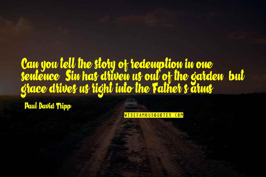 Redemption And Sin Quotes By Paul David Tripp: Can you tell the story of redemption in