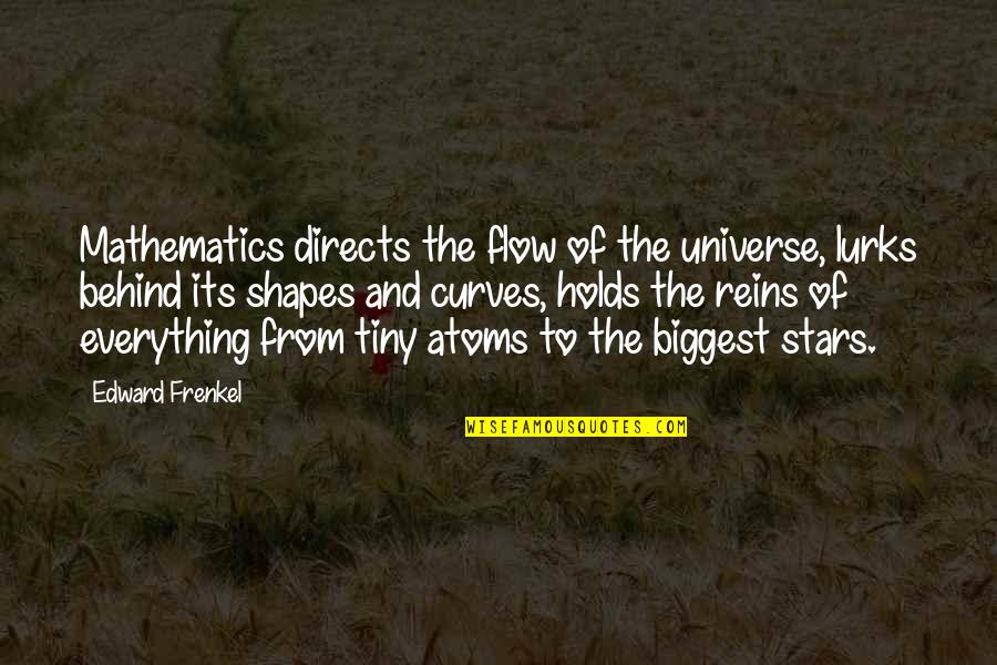 Reinhold Messner Quotes By Edward Frenkel: Mathematics directs the flow of the universe, lurks