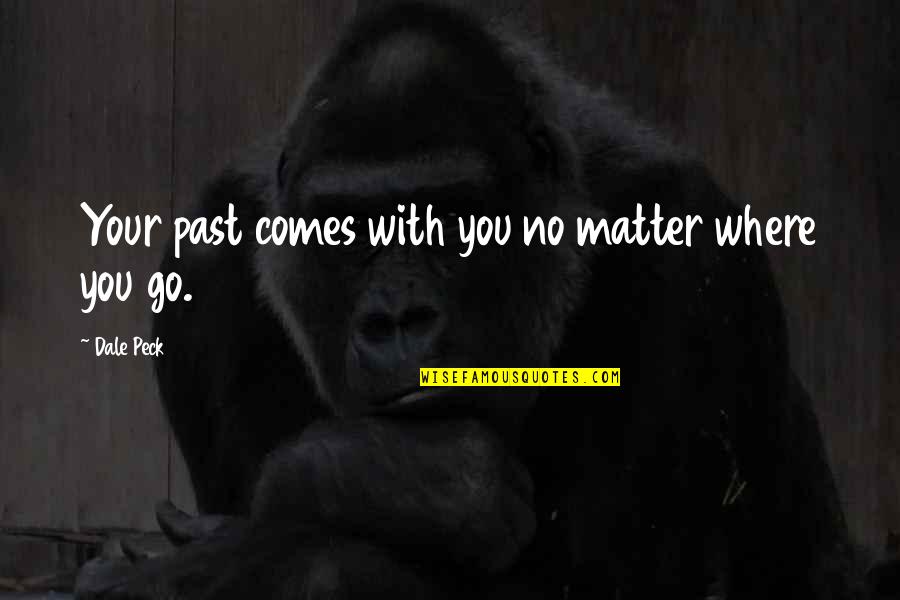 Revoque Grueso Quotes By Dale Peck: Your past comes with you no matter where
