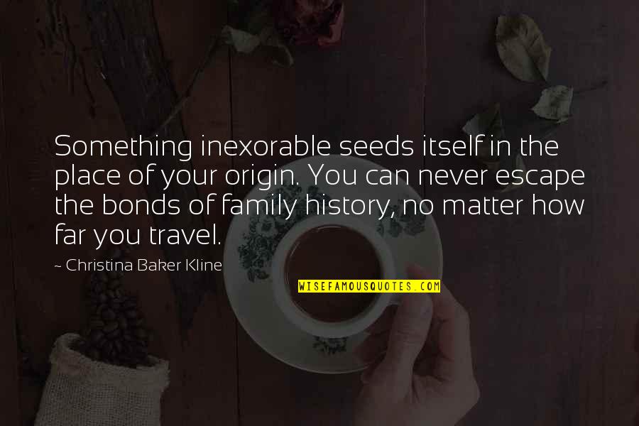 Richard Kearney Quotes By Christina Baker Kline: Something inexorable seeds itself in the place of