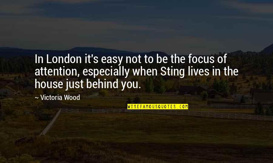 Riho Iida Quotes By Victoria Wood: In London it's easy not to be the