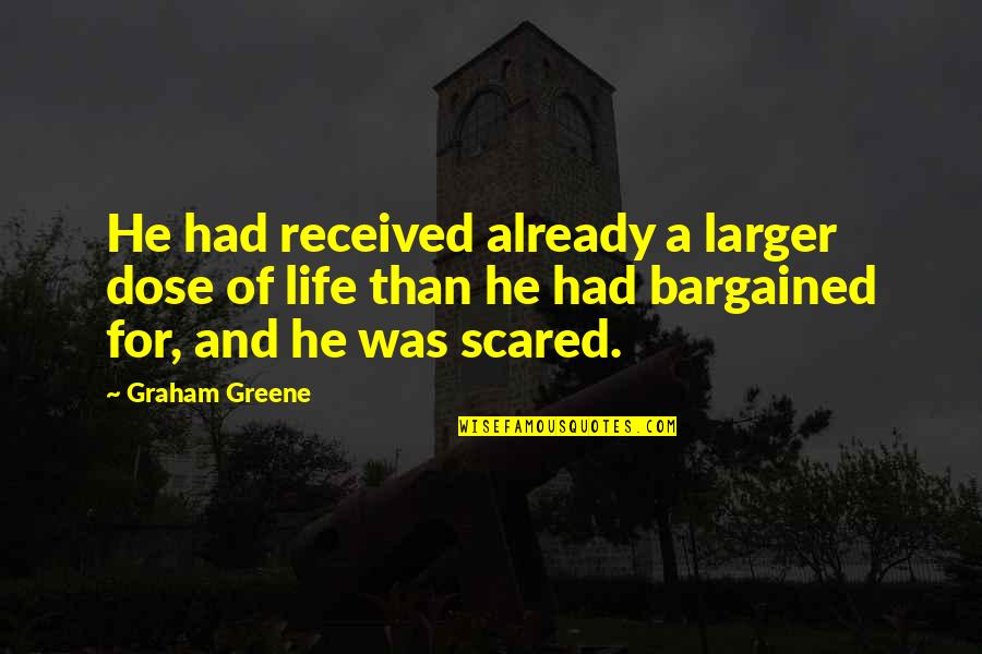 Rise Of The Nazis Quotes By Graham Greene: He had received already a larger dose of