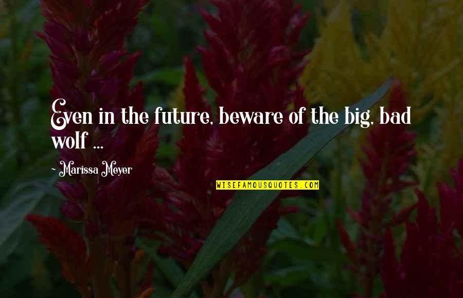 Rjames Western Quotes By Marissa Meyer: Even in the future, beware of the big,