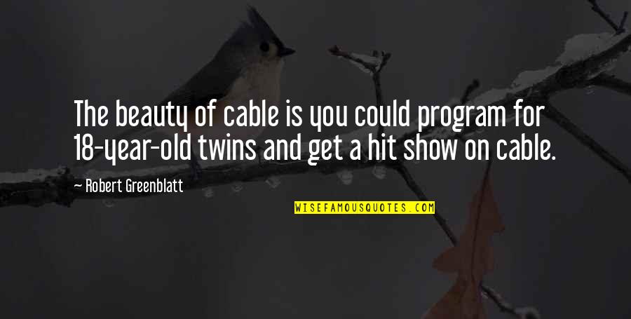 Robertino Quotes By Robert Greenblatt: The beauty of cable is you could program