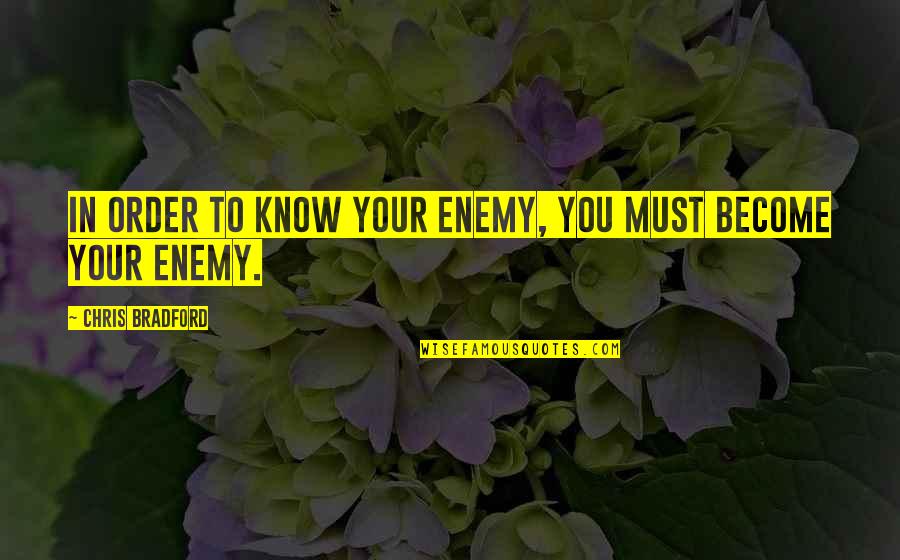 Rockfort Markets Quotes By Chris Bradford: In order to know your enemy, you must