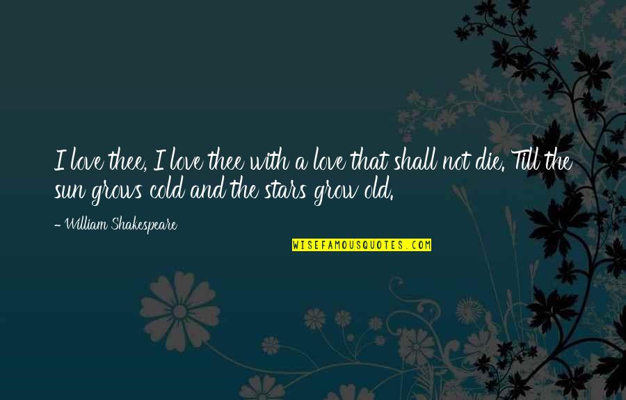 Romantic And Love Quotes By William Shakespeare: I love thee, I love thee with a