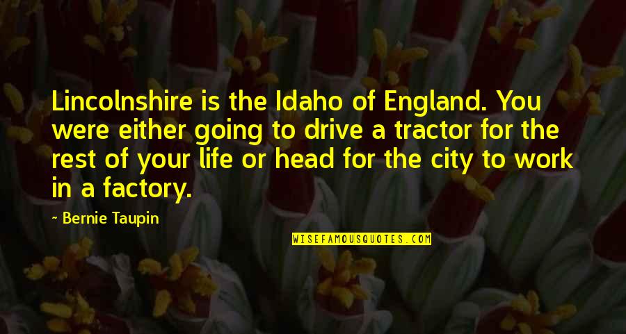 Ropusa Quotes By Bernie Taupin: Lincolnshire is the Idaho of England. You were