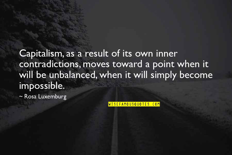 Rosa Luxemburg Quotes By Rosa Luxemburg: Capitalism, as a result of its own inner