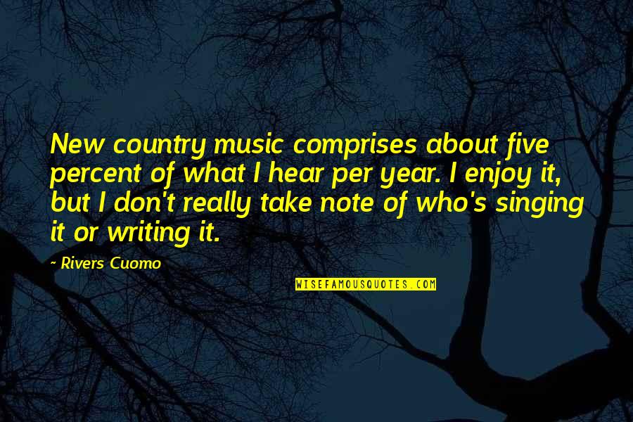 Saadeddine El Quotes By Rivers Cuomo: New country music comprises about five percent of