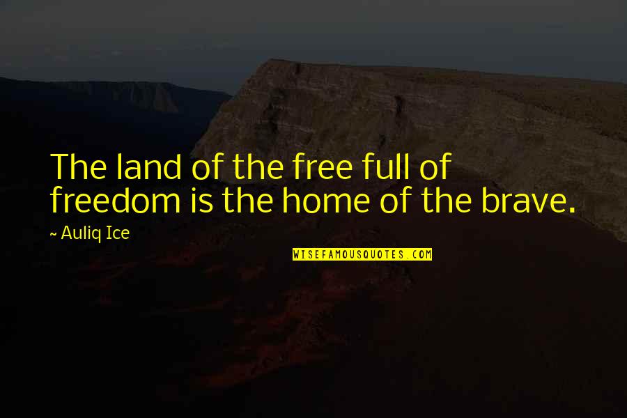 Samling Mail Quotes By Auliq Ice: The land of the free full of freedom